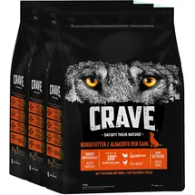 Crave Adult Trockenfutter Truthahn & Huhn 3 x 2,8 kg