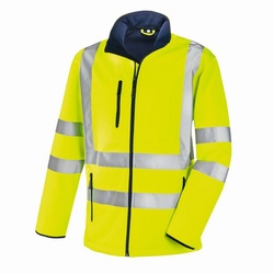 teXXor Warnschutz-Shirt Warn-Wetterschutz-Softshelljacke Niagara gelb XL