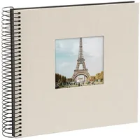 Goldbuch Spiralalbum Bella Vista 20x20cm schw. Seiten sandgrau