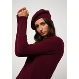AUTHENTIC CASHMERE Kaschmir-Baskenmütze "Liwi" in Bordeaux