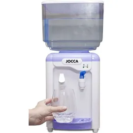 Jocca Wasserspender mit 7 Liter Tank, Kühlsystem 10-15°C, BPA-frei, Weiß-Lila
