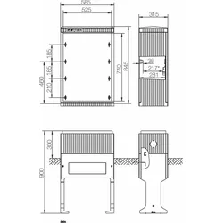 ABN Hochwassersockel Gr.0 FB2 SX030