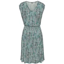 VIVANCE Sommerkleid Mehrfarbig Türkis/Rosé 38