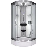 AcquaVapore Dampfdusche Duschkabine Sauna Dusche D58-60t2-ec 100x100 cm Mit 2k Scheiben Versiegelung