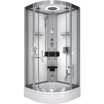 AcquaVapore Dampfdusche Duschkabine Sauna Dusche D58-60t2-ec 100x100 cm Mit 2k Scheiben Versiegelung