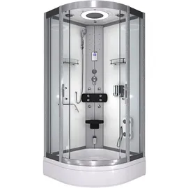 AcquaVapore Dampfdusche Duschkabine Sauna Dusche D58-60t2-ec 100x100 cm Mit 2k Scheiben Versiegelung