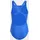 adidas Solid Small Logo Badeanzug Semi Lucid Blue/White 110
