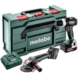 Metabo Combo Set 2.9.4 18 V BS 18 LT BL + WB 18 LT BL 11-125 Quick; metaBOX 165 L