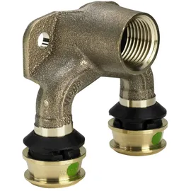 Viega Raxofix Doppelwandscheibe 645953 16mmxRp 1/2x20mm, Siliziumbronze, mit SC-Contur