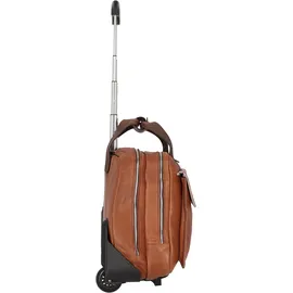 Harold's Businesstrolley 2-Rollen Cabin 36 cm / 19 l cognac/braun