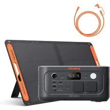 Jackery E500 V2 512 Wh mit 100W Solarpanel und 5M Verlängerungskabel