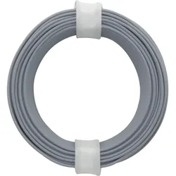 Donau Elektronik Donau Kupferschalt Draht 0,5 mm / 10m / grau, Kupfer, 0.5 mm, G