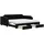 vidaXL Tagesbett Ausziehbar mit Schubladen Schwarz 90x190 cm Stoff