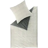 Esprit Grid kariert grau 155 x 220 cm + 80 x 80 cm