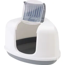 Savic Nobby Katzentoilette Nestor Corner grau-weiß