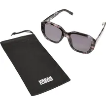 URBAN CLASSICS Glasses in grey leo/black | Gr.: onesize
