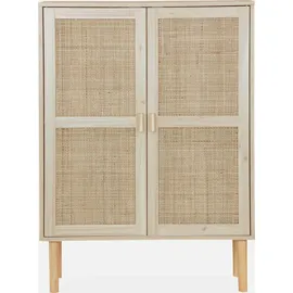 sweeek Aufbewahrungsschrank 80 x 0 x 0 cm Holzoptik / Beige