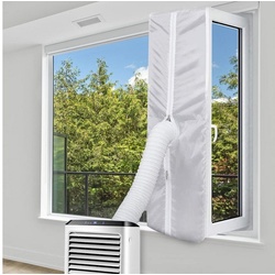 Fensterstopper Fensterabdichtung für Mobile klimaanlagen AirLock, Sekey weiß 300 cm