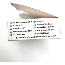 Shelly Plus 1 | Wlan & Bluetooth Smart Relais Schalter - 16A | Trockenkontakt | Lichtschalter | Hausautomation | Kompatibel mit Alexa & Google Home | iOS Android App | Kein Hub erforderlich