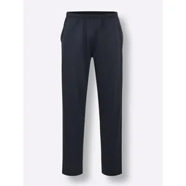HAJO Schlafanzug marine-geringelt Blau 48/50
