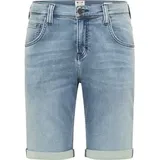 Mustang Chicago Shorts aus Stretch Denim in Hellblau-W34