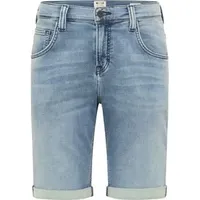 Mustang Chicago Shorts aus Stretch Denim in Hellblau-W34