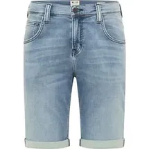 Mustang Chicago Shorts aus Stretch Denim in Hellblau-W34
