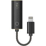 FiiO KA1 Kopfhörer-Verstärker, winziger USB-DAC, hohe Auflösung, verlustfrei, für Smartphones/PC/Laptop/Player (Lightning, schwarz)