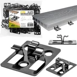 Montageclips für wpc terrassendielen kunststoff 50 stück