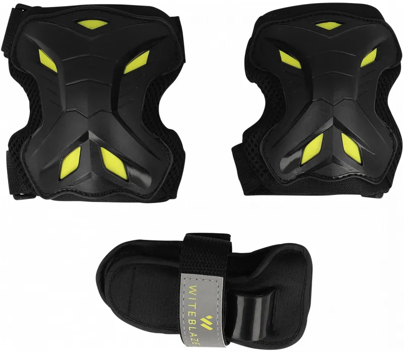 Preisvergleich Produktbild WITEBLAZE Comp Protektorenset Kinder 9065 - black-yellow L