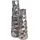 FineBuy FineBuy, Vase 2er Set Blumenvase Aluminium Tischvase Hammerschlag Dekovase Modern (2x)