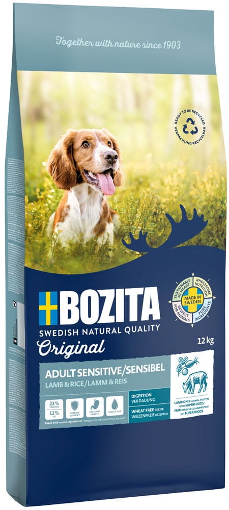 BOZITA Original Sensitive Digestion 2x12kg (Rabatt für Stammkunden 3%)