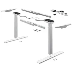 Elektro-Tischgestell, 1000x1600mm, Change Top Eco, 9277887, weiß