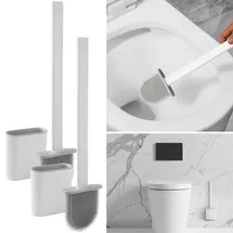 casativo WC-Bürste 2er Set Weiß/Grau