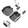 AMPHENOL L17DPPK25-BK+L717DB25PST D-SUB Stiftleisten-Set 180° Polzahl: 25 Schrauben 1St.