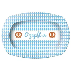 Oktoberfest Partygeschirr Partyset 37 tlg. Dekoration Wiesn Party Deko Set Teller Becher Servietten