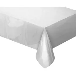 Tischdecke Silber metallic