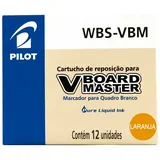 Pilot Pen Pilot V-Board Master Nachfüllpackung für Board-Master Whiteboard-Marker, Orange, 12 Stück