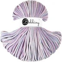 Bobbiny 5 mm Flechtkordel 100 m Grau-Violett