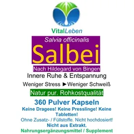 Vitalleben Salbei Kapseln 360 St.