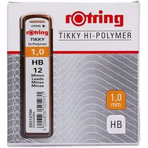 Rotring Feinminen-Bleistiftminen schwarz HB 1,0 mm, 12 St.
