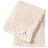 nordic coast company Babydecke Musselin Fransen 80x80cm, natur