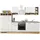 Respekta Küchenzeile Hilde LBBEKB310EWC ohne E-Geräte 310 cm Weiß