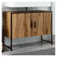 VidaXL Waschbeckenunterschrank Artisan-Eiche 80x33x60 cm Holzwerkstoff