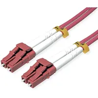 Roline LWL-Kabel 50/125μm OM4, LC/LC, stahlarmiert, LSOH, violett,