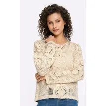 Heine Ajourstrickjacke Beige 32/34