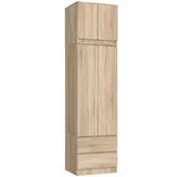 Akord Kleiderschrank Akord S60 60 x 234 x 51 cm Sonoma Eiche