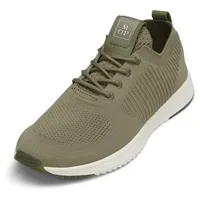Marc O'Polo Strick-Sneaker für Herren, oliv, Größe 41 EU
