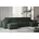 Ecksofa mit schlaffunktion und bettkasten Sofa U-form Couch U-form BEST stoff Abriamo Dunkelgrün dunkelgrün