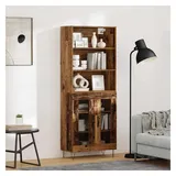 vidaXL Highboard 2 pcs Altholz Holzwerkstoff